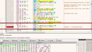 How to crack Bigasoft Total Video Converter and remove the trial limitations using x64dbg [upl. by Hayn662]