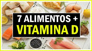 7 Alimentos con Vitamina D ¡LOS QUE MÁS [upl. by Amilas]