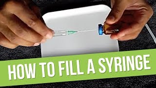 How to Fill a Syringe [upl. by Anna-Diane]