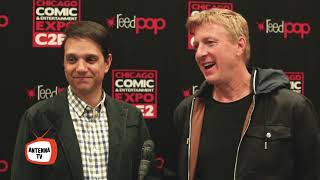 Ralph Macchio and William Zabka remember Pat Morita [upl. by Aremmat]