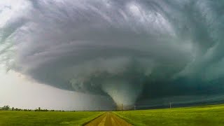 Chasing a Huge Tornado quotITS A MONSTERquot [upl. by Notsuoh]