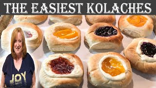 EASY ASSORTED KOLACHES USING FROZEN DINNER ROLLS  Tastes Like the Real Thing [upl. by Yannodrahc]