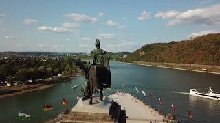 Deutsches Eck KaiserWilhelmDenkmal [upl. by Nonnad]