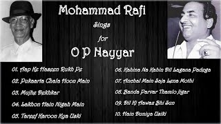 Mohammad Rafi Sings for O P Nayyar  Melodious Solos [upl. by Helfand]