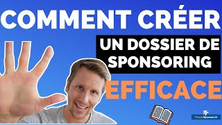 SPORT  COMMENT RÉDIGER UN DOSSIER DE SPONSORING EFFICACE [upl. by Ahsenac]