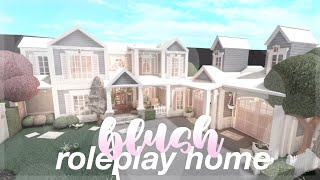 BLOXBURG  Blush Roleplay Home  House Build [upl. by Yatnoj]