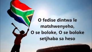 Nkosi Sikelel iAfrika south african national anthem with lyrics  Inno nazionale sudafricano [upl. by Cody]