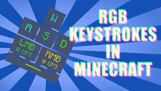 How To Install Keystrokes In Minecraft 189 [upl. by Geordie]