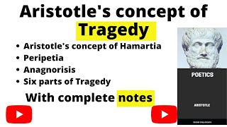 Aristotles concept of tragedy in Poetics I What is hamartia peripeteia and anagnorisis in tragedy [upl. by Getter256]