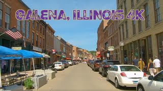 Illinois Most Popular Tourist Town Galena Illinois 4K [upl. by Waldner]