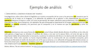 Ejemplo de análisis [upl. by Anniahs]