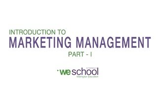 Marketing Management Lectures [upl. by Erkan]