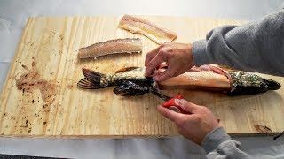 The BEST Way to Fillet a Pike [upl. by Laurinda]