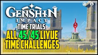 Genshin Impact All Time Trial Challenges in Liyue [upl. by Ybok854]