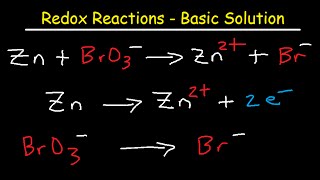 How To Balance Redox Equations In Basic Solution [upl. by Vikki848]