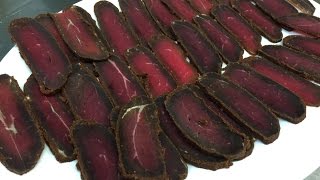 How To Make PastirmaBasturma Cured Beef [upl. by Naujej658]