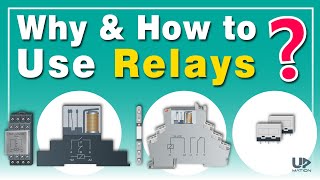 Why we use Relay in PLC Applications  Relay Wiring Diagram  Types of RelaySPST SPDT DPST DPDT [upl. by Aicilef]