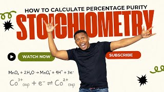 Chemistry  Stoichiometry  How to calculate percentage purity [upl. by Alveta]