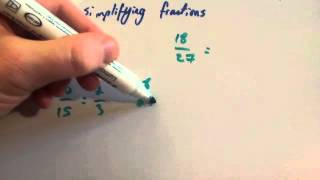 Simplifying fractions  Corbettmaths [upl. by Arundel717]