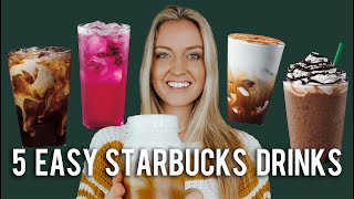 5 Iced Starbucks Drinks You Can Make at HOME [upl. by Amarette]