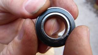 Bottom bracket bearing removal Campagnolo [upl. by Nnylarat]