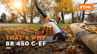 STIHL BR 450 CEF  The backpack blower with Electrostart  Thats why [upl. by Skelton579]