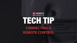 Connecting a Noritz Remote Control [upl. by Cristobal]