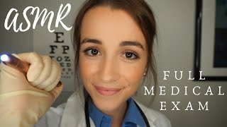 ASMR Roleplay  Full Medical Exam Whispered [upl. by Drarej672]