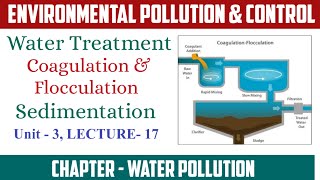 Coagulation amp Flocculation Sedimentation  Water Treatment Process  Environmental Pollution [upl. by Onofredo]