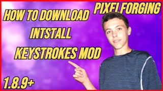 how to download and install keystrokes 189 Minecraft⭐ [upl. by Hacker636]