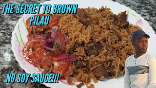 How to cook PILAU  Authentic Swahili Beef PILAU Recipe Kenya  How to cook PILAU with meat  PILAU [upl. by Enyallij]