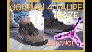 BONITO Detalles y En Pie del Nike Air Jordan 4 Taupe Haze Y Giveaway [upl. by Loris421]