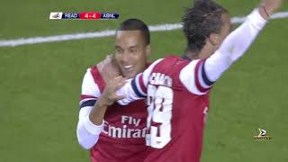 Arsenal vs Reading 75 Best comeback with Martinez world cup winner Arsene Wenger [upl. by Arlo526]