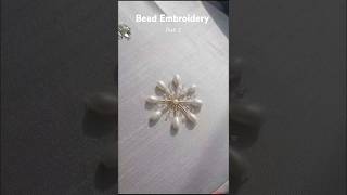 Bead Embroidery part 2 embroideryforbeginners Ethnicstitchingvibes [upl. by Ecirtal]