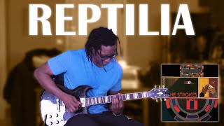 Reptilia  The Strokes Guitar Cover [upl. by Natam]