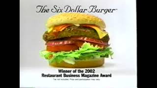 Hardees 2002 Television Commercial  The Six Dollar Burger [upl. by Teirrah]