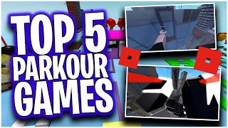 Top 5 Parkour Games In Roblox [upl. by Leahcimnoj159]