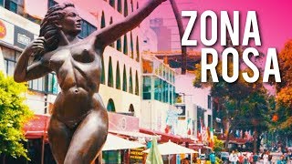 Mexico Citys Vibrant Nightlife amp Gay Spot  TOUR of Zona Rosa [upl. by Ggerg]