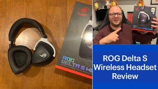 ASUS ROG Delta S Wireless Gaming Headset Review [upl. by Mischa972]