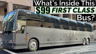 First Class Bus quotThe JETquot from Washington DC to New York City [upl. by Soinski]