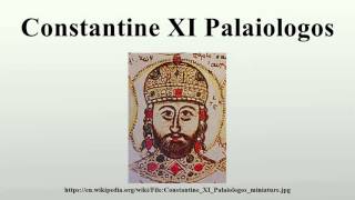 Constantine XI Palaiologos [upl. by Enneles]