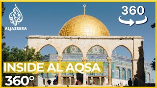 Al Aqsa 360° tour of Jerusalems holiest mosque [upl. by Purington355]