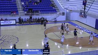 Sapulpa Varsity Basketball vs Bartlesville [upl. by Hodges73]