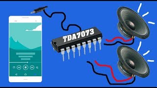 CIRCUITO AMPLIFICADOR DE SONIDO ESTEREO MÁS FÁCIL DEL MUNDO TDA7073 TDA7053 BIEN EXPLICADO [upl. by Sivartal853]