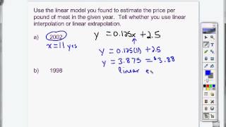 Linear Interpolation vs Linear Extrapolation [upl. by Kera]