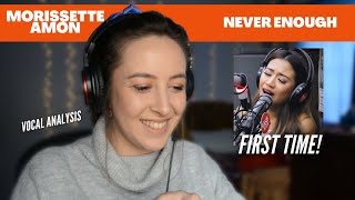 MORISSETTE AMON Never Enough  Vocal Coach Reacts  Jennifer Glatzhofer [upl. by Rayham]