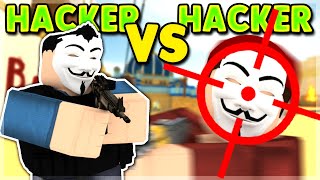 HACKER VS HACKER  AIMBOT VS AIMBOT ROBLOX ARSENAL [upl. by Winsor]