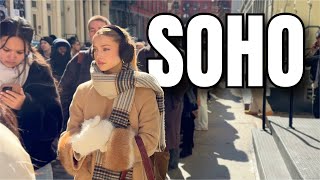 NEW YORK CITY Walking Tour 4K  SOHO [upl. by Eicrad244]