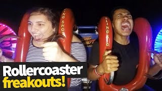 Hilarious Rollercoaster Moments  Funny Reactions and Fails [upl. by Nirrol833]