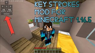 How to install Keystrokes Mod in Minecraft 1165 [upl. by Leruj342]